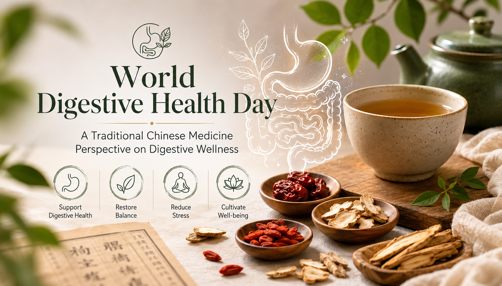 World Digestive Health Day: A Traditional Chinese Medicine Perspective on Digestive Wellness