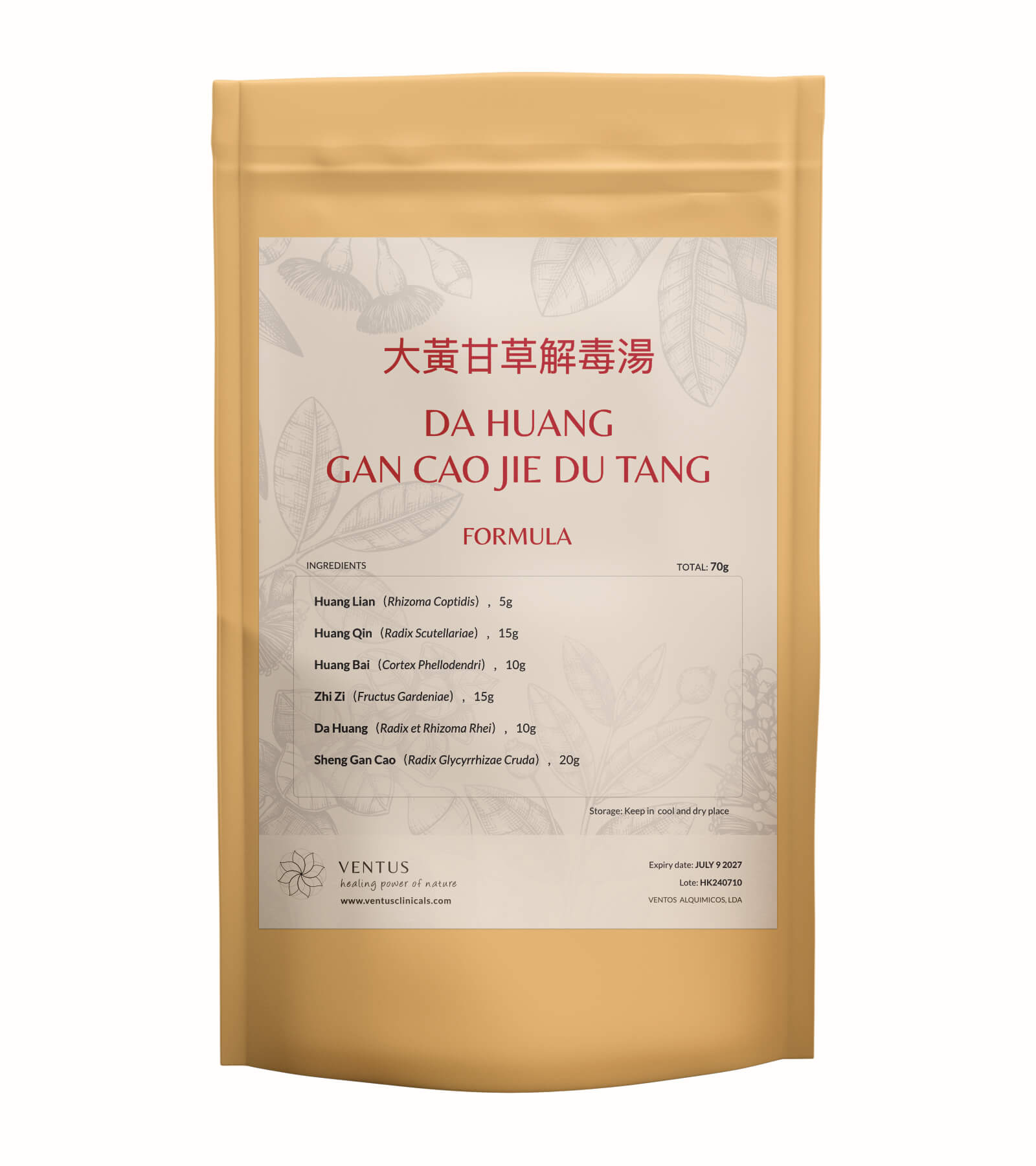 DA HUANG GAN CAO JIE DU TANG